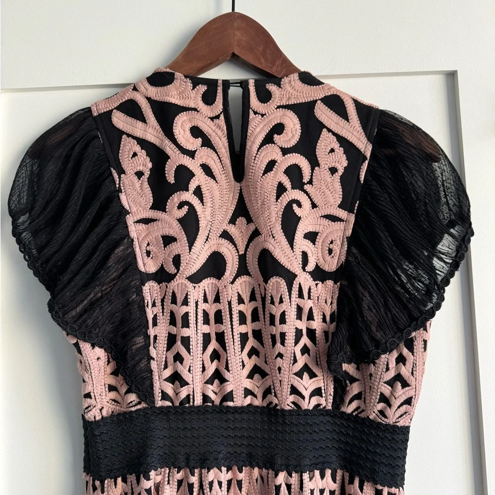 Brocade and Tulle Dress - Picture 3 of 5